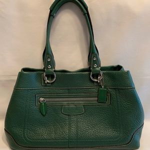 Leather Coach purse